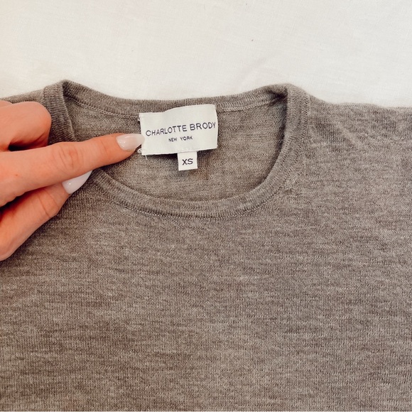 Charlotte Brody Perfect Crewneck Cashmere Sweater - Picture 7 of 11